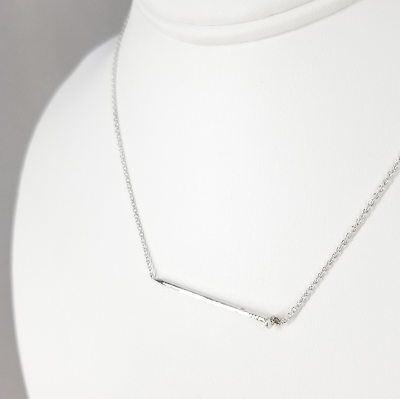 NEW Modern Minimalist Dainty Nail Choker Necklace - Picture 4 of 9